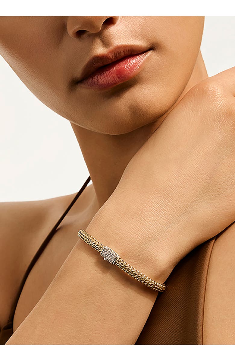 John Hardy Icon Reversible Bracelet, Alternate, color, Silver And Gold