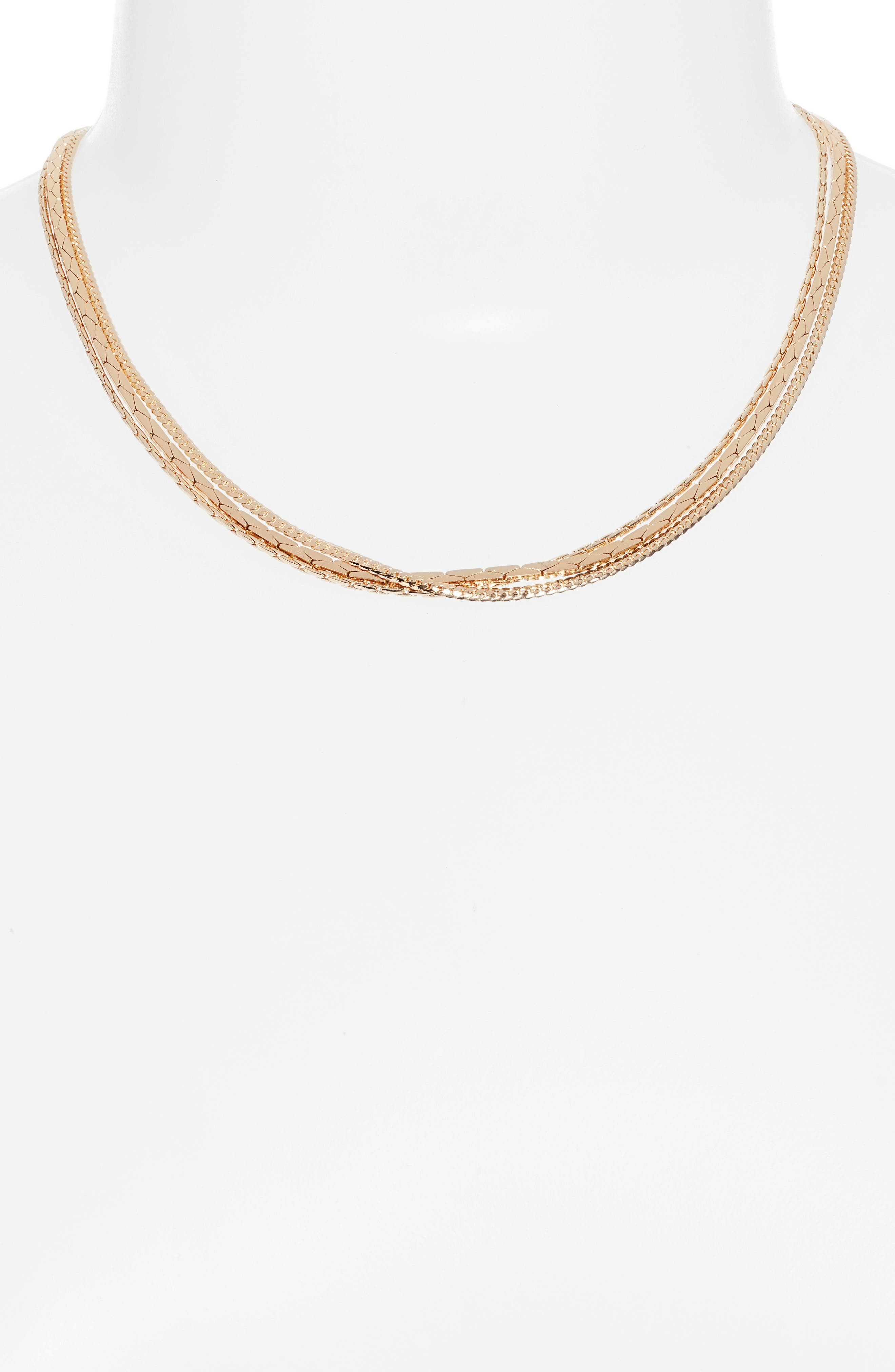JENNY BIRD Nordi Triple Strand Chain Necklace (Women) | Nordstromrack
