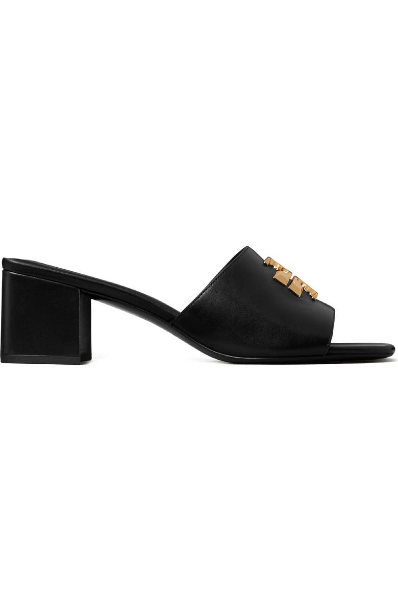 Tory Burch Eleanor Slingback Sandal, Alternate, color, Black / Gold