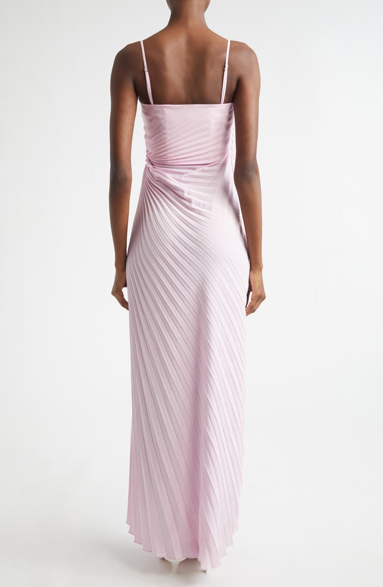 A.L.C. Layla Strapless Pleated Gown, Alternate, color, Wisteria