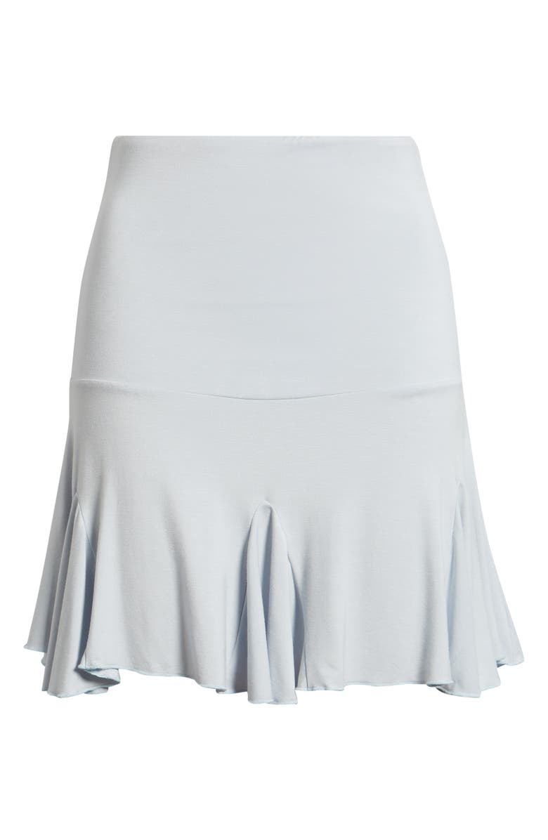 Bella Venice Margot Godet Hem Miniskirt, Alternate, color, Baby Blue