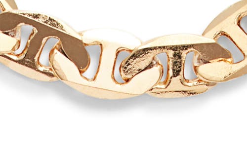 Child Of Wild Rhapsody Thick Mariner Chain Necklace In Gold