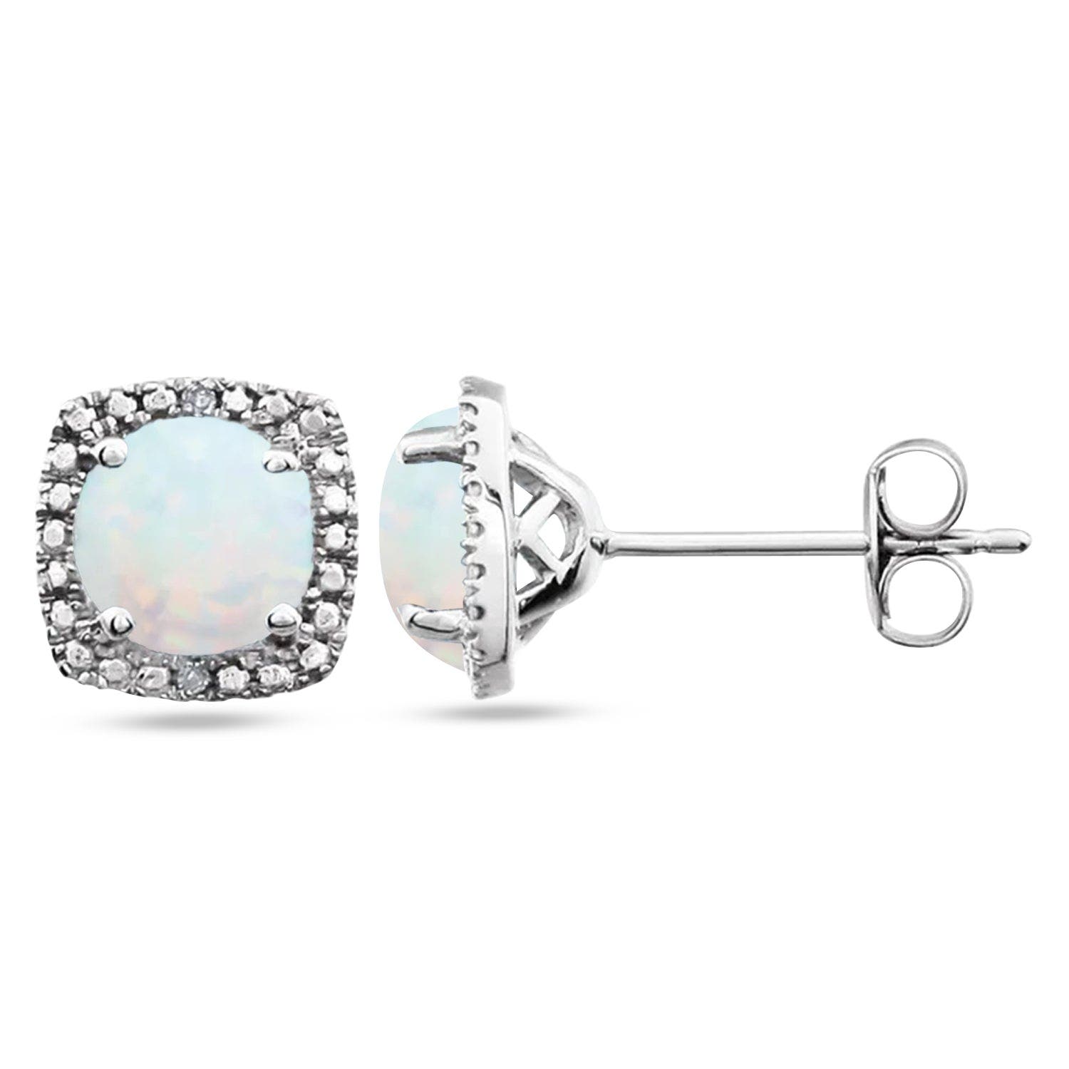 selected 0.65ct, white opal