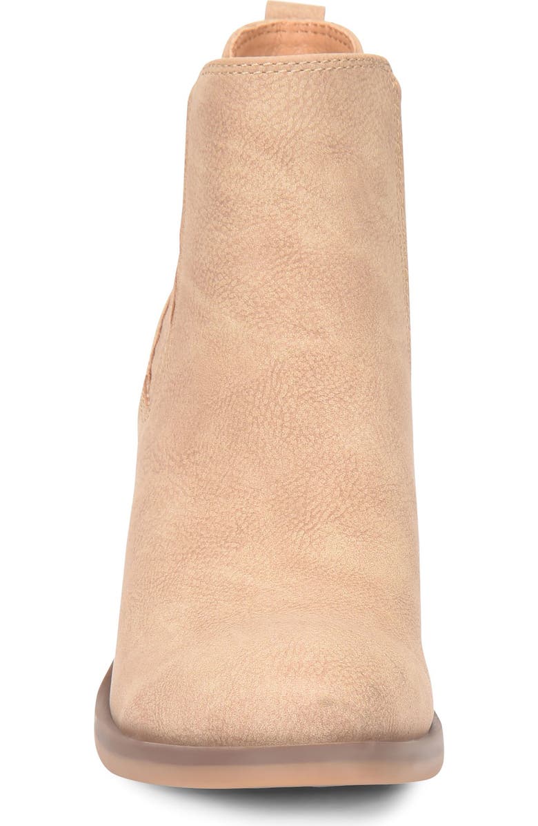 KORKS Hadley Block Heel Bootie, Alternate, color, Natural