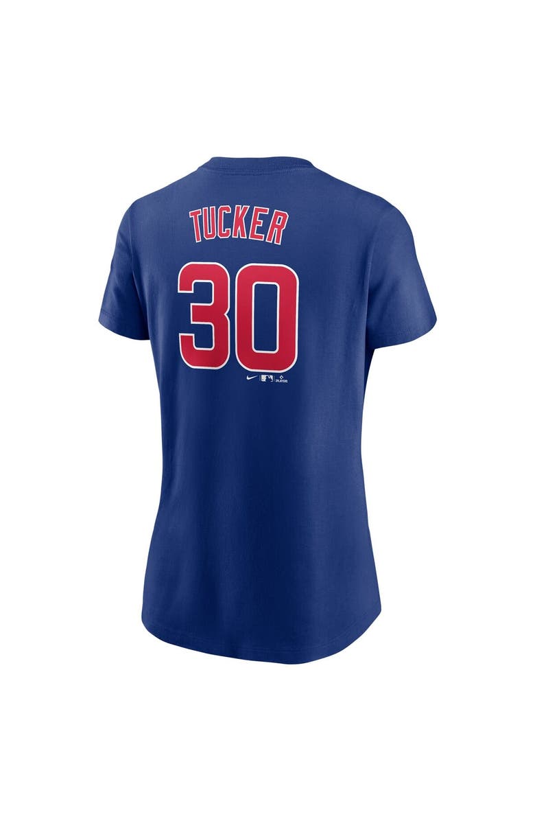 Nike Women's Nike Kyle Tucker Blue Chicago Cubs Fuse Name & Number T-Shirt, Alternate, color, Blue
