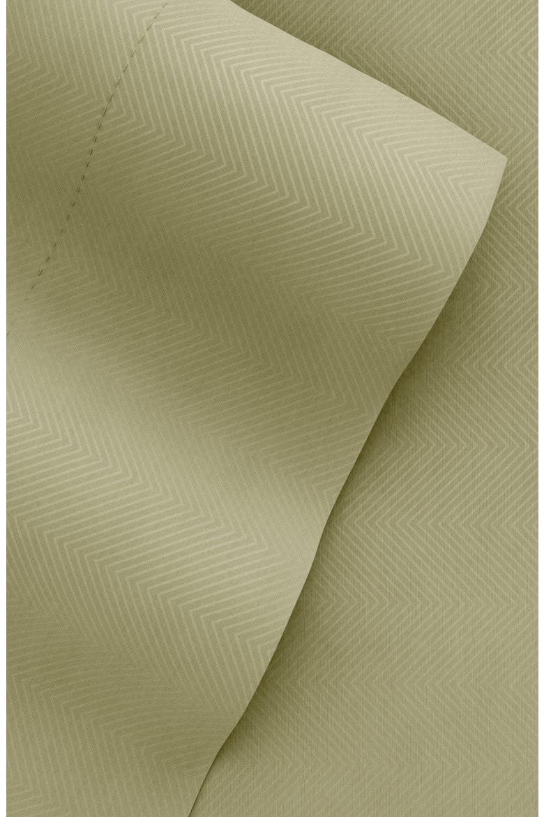 Premium Chevron Embossed 4-Piece Bed Sheet Set, Alternate, color, SAGE