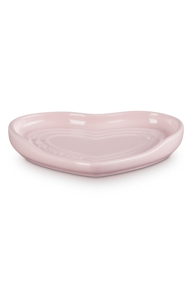 Le Creuset Stoneware Heart Spoon Rest, Alternate, color, Chiffon Pink