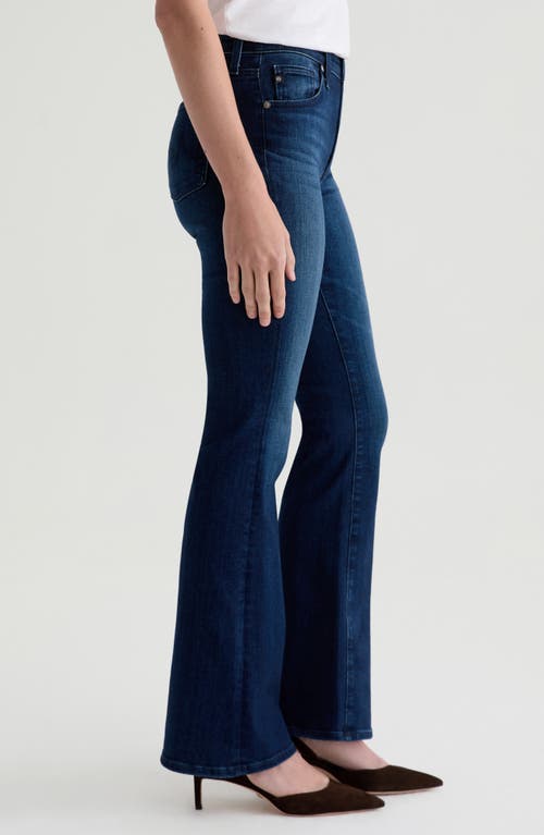 Ag Farrah High Waist Bootcut Jeans In Blue