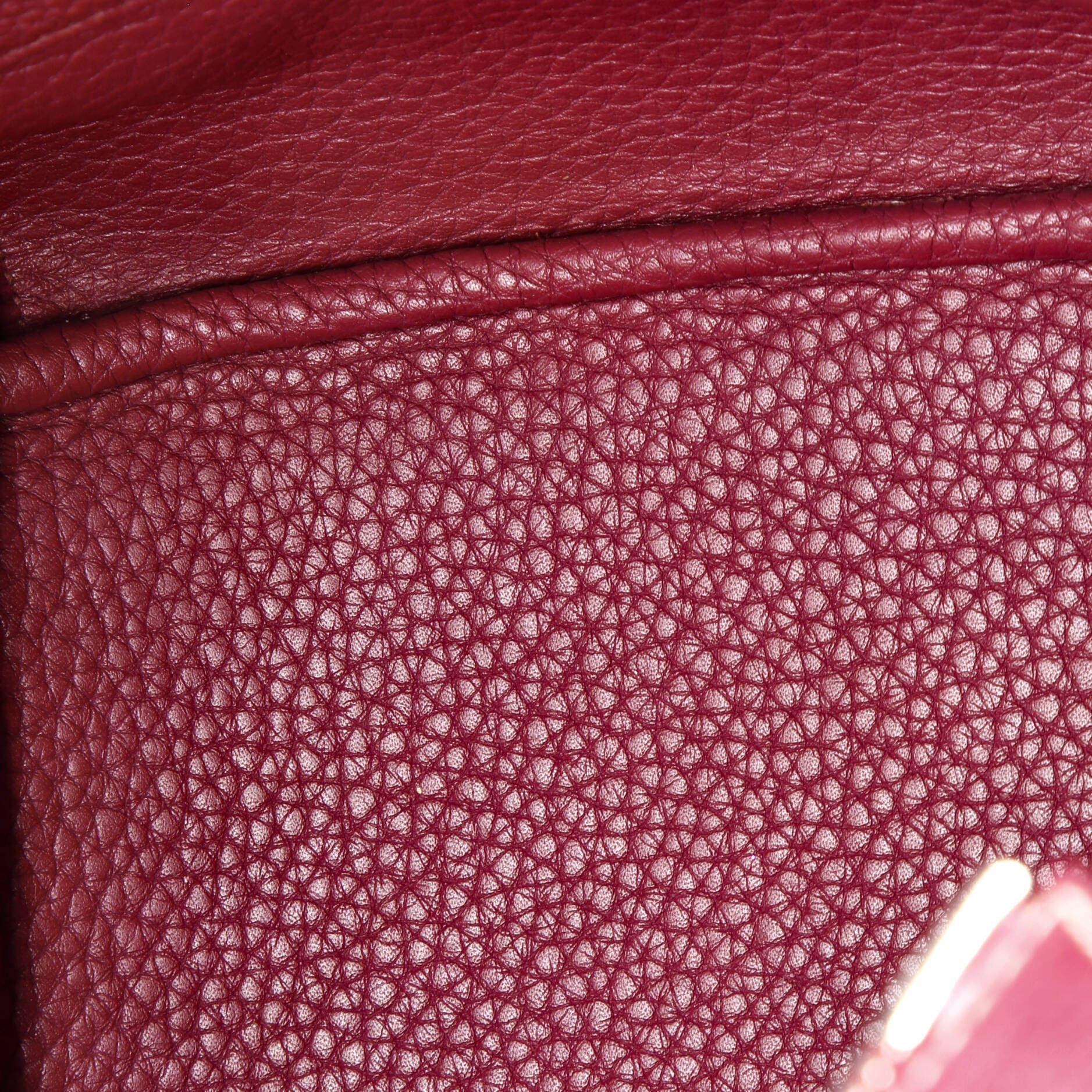 Pre-Owned Hermes Sac Good News Bag Leather PM, Alternate, color, Rubis