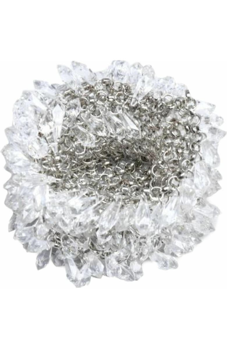 MODA LUXE Mariah Evening Bag, Alternate, color, Silver