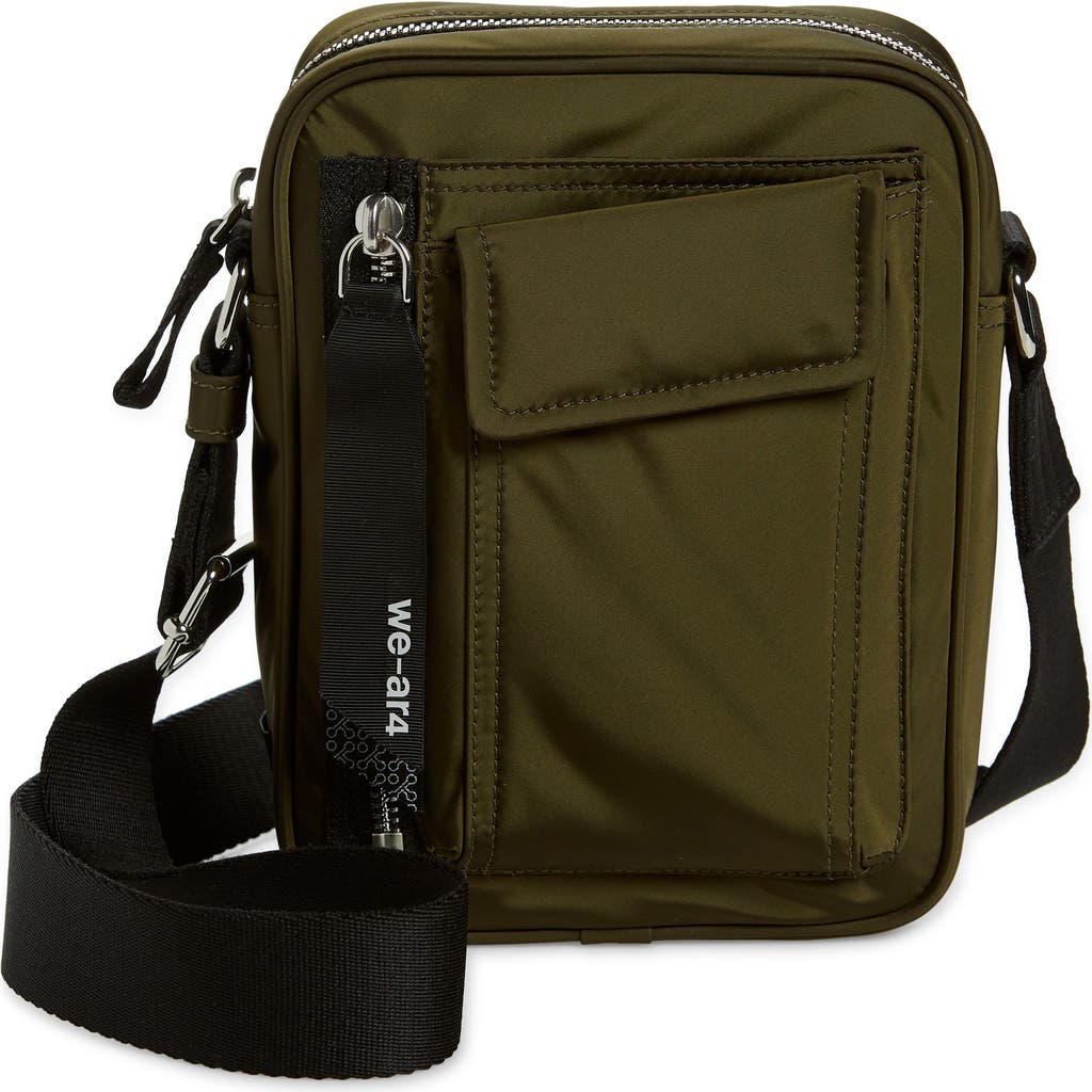 We-ar4 The Godspeed Nylon Crossbody Bag In Green