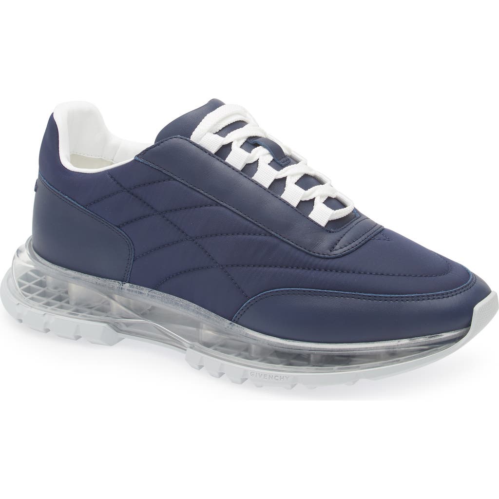 Givenchy Low Top Sneakers Featuring Quilted Design In Blue