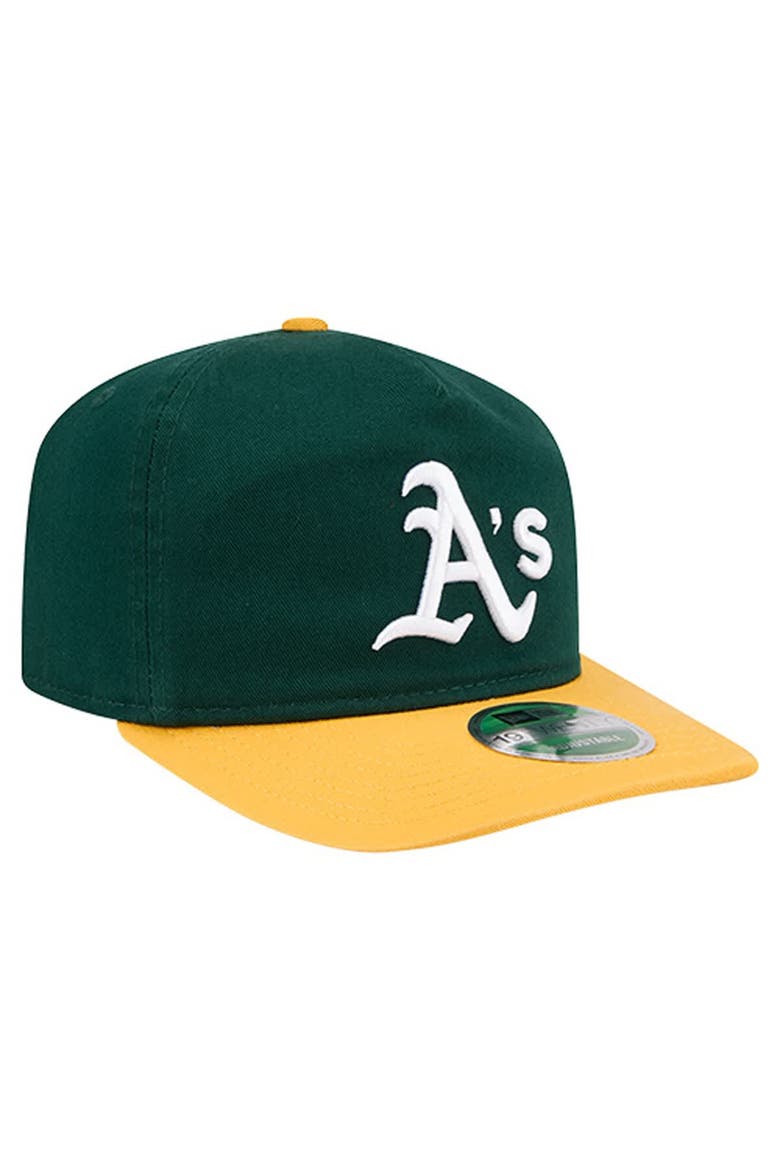 Men's New Era  Green Athletics Team 19TWENTY Adjustable Hat, Alternate, color, Green