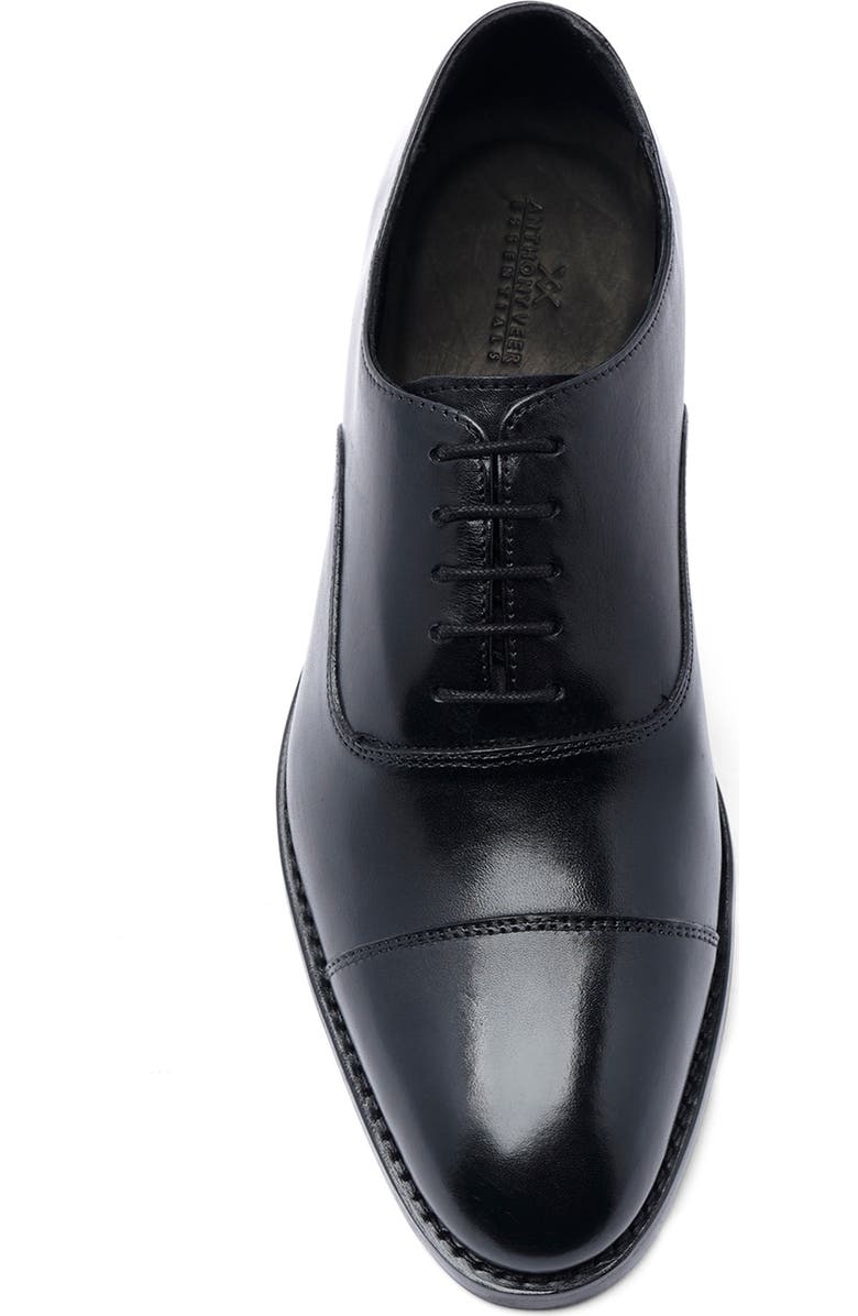 Anthony Veer Clinton Cap Toe Oxford, Alternate, color, Black
