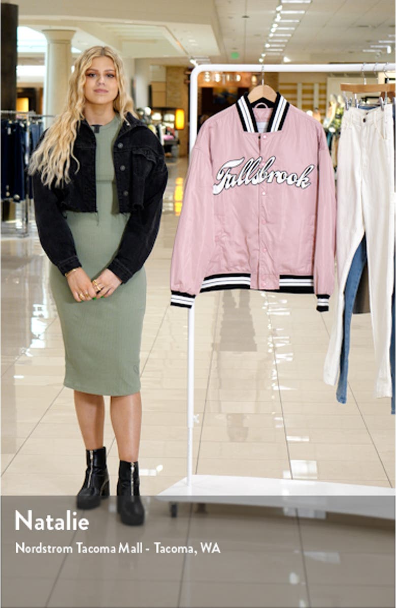 Embroidered Varsity Jacket, sales video thumbnail