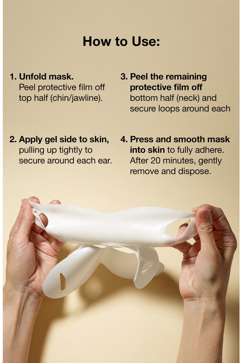 TL Advanced™ Sculpting Neck & Jawline Mask, Alternate, color, NO COLOR
