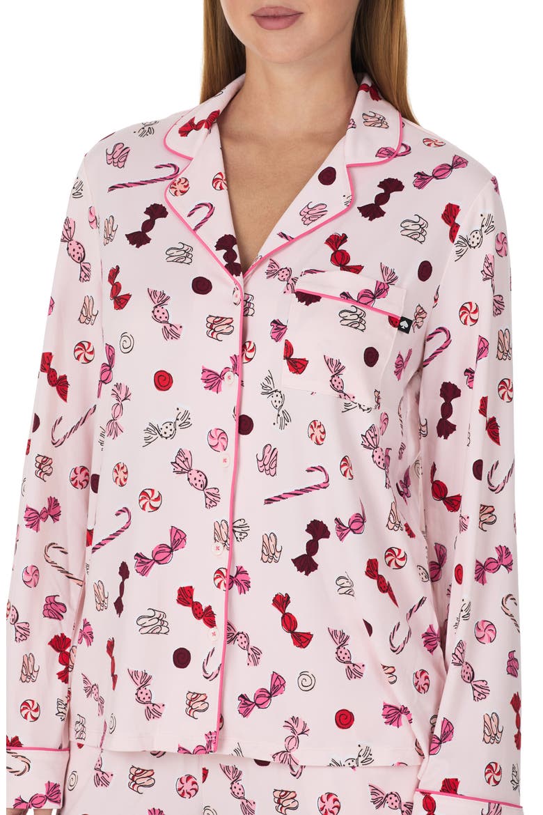 Novelty Print Pajamas, Alternate, color, BLUSH/ PRINT