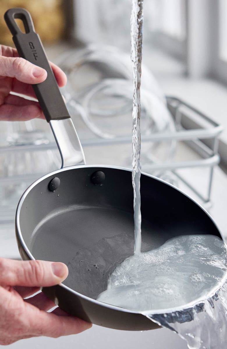 GreenPan x Bobby Flay Professional Ceramic Nonstick 8" & 10" Frypan Set, Alternate, color, Black