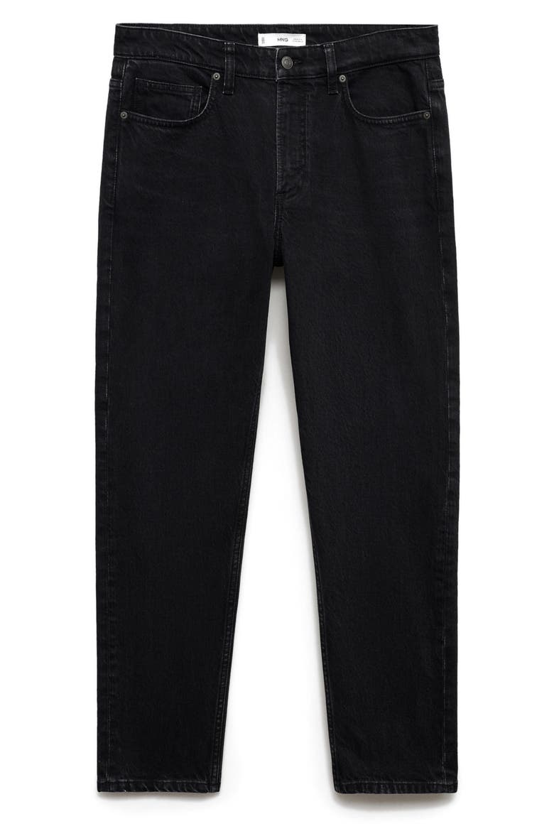 Ben Tapered Jeans, Alternate, color, BLACK DENIM