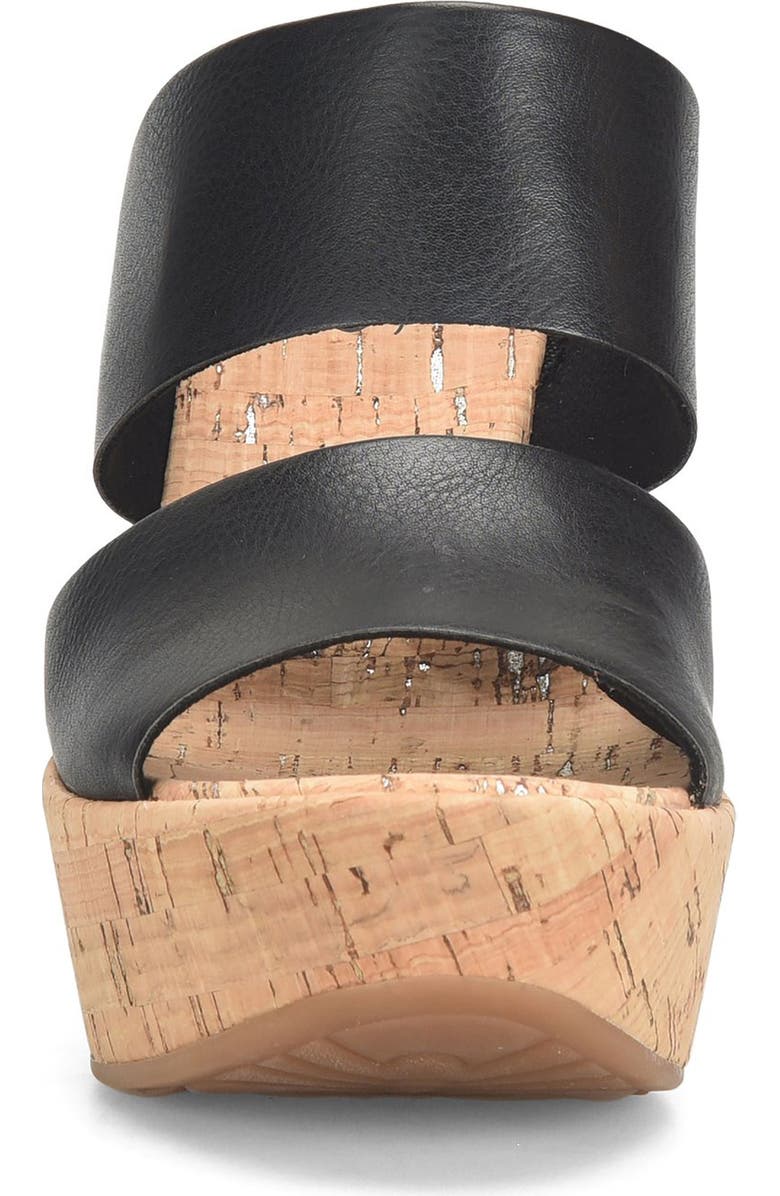 KORKS Dezi Cork Platform Sandal, Alternate, color, Black