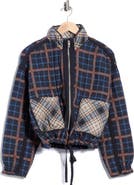 BLANKNYC Bloom Bash Quilted Bomber Jacket