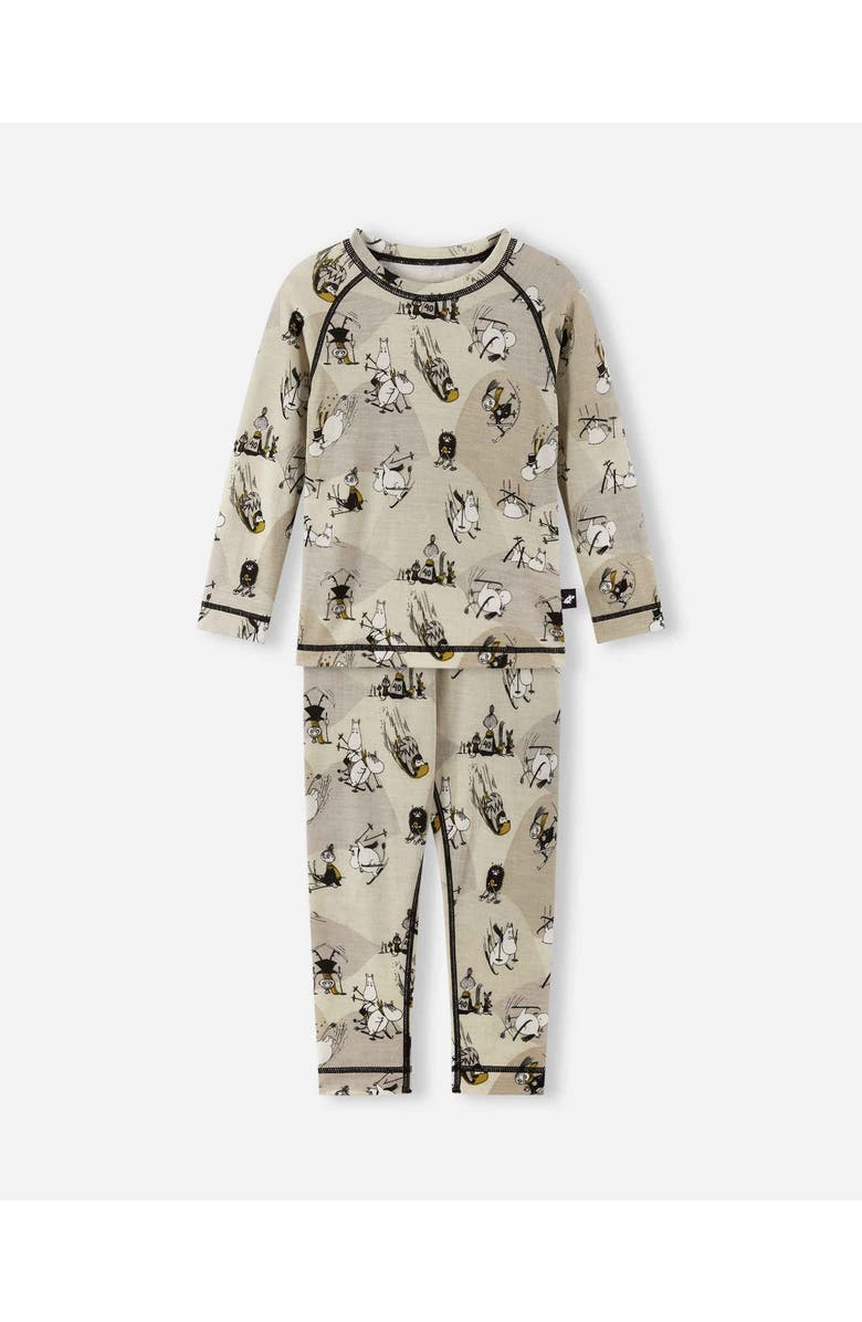 Reima Thermal set, Moomin Trivsam, Main, color, Sandy Beige