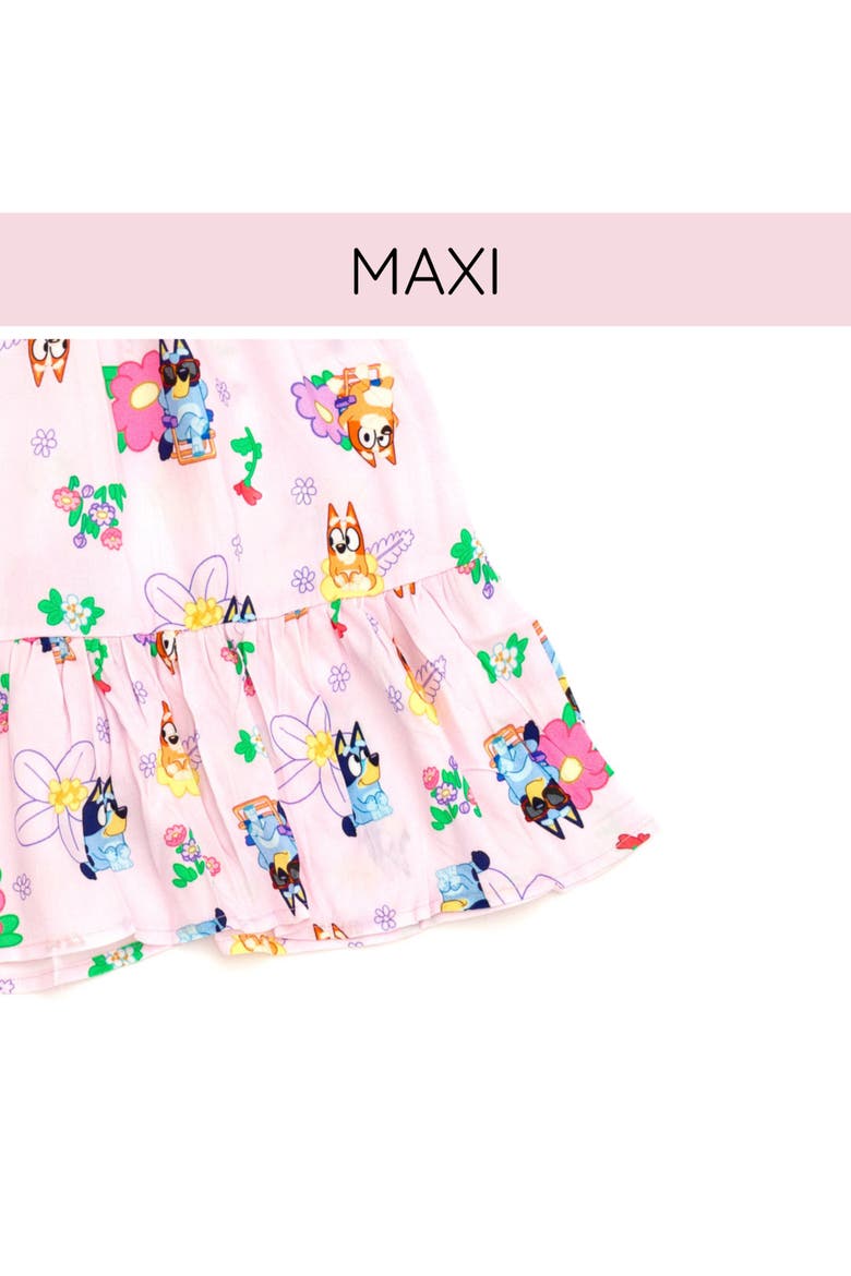 Sleeveless Maxi Dress, Alternate, color, Pale Pink Bluey Bingo