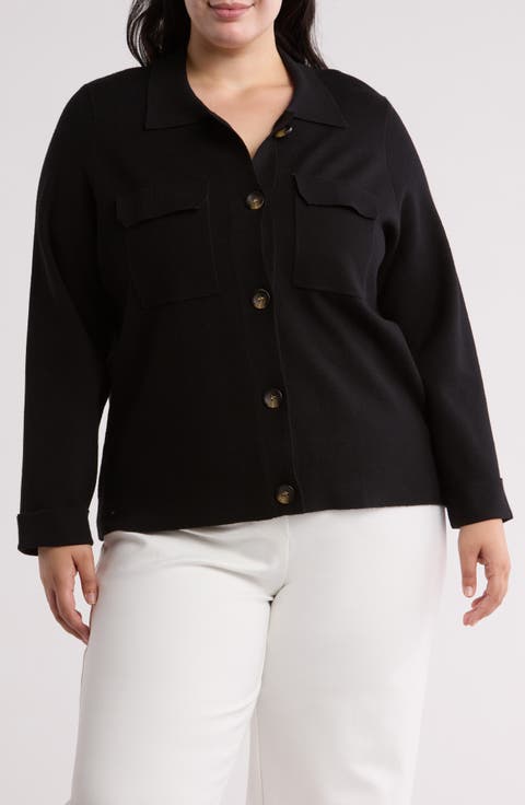 Crop Sweater Jacket