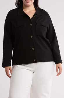 Crop Sweater Jacket