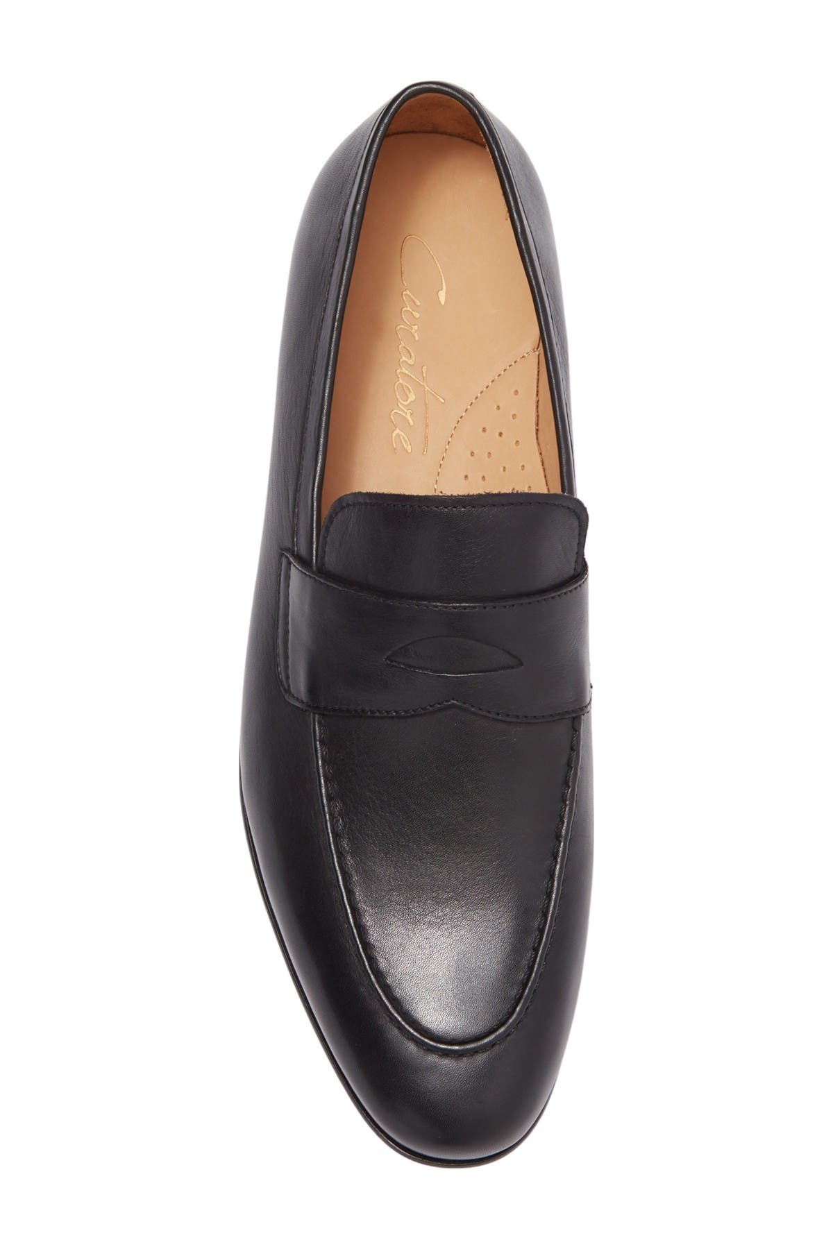 CURATORE Armatto Leather Penny Loafer, Alternate, color, 