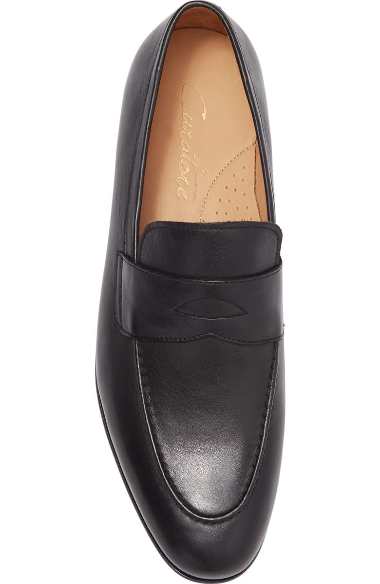 CURATORE Armatto Leather Penny Loafer, Alternate, color,
