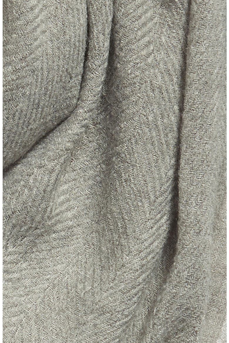 Herringbone Burlap Scarf, Alternate, color, GREY LIGHT HEATHER
