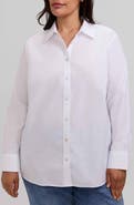 Foxcroft Meghan Non-Iron Cotton Button-Up Shirt