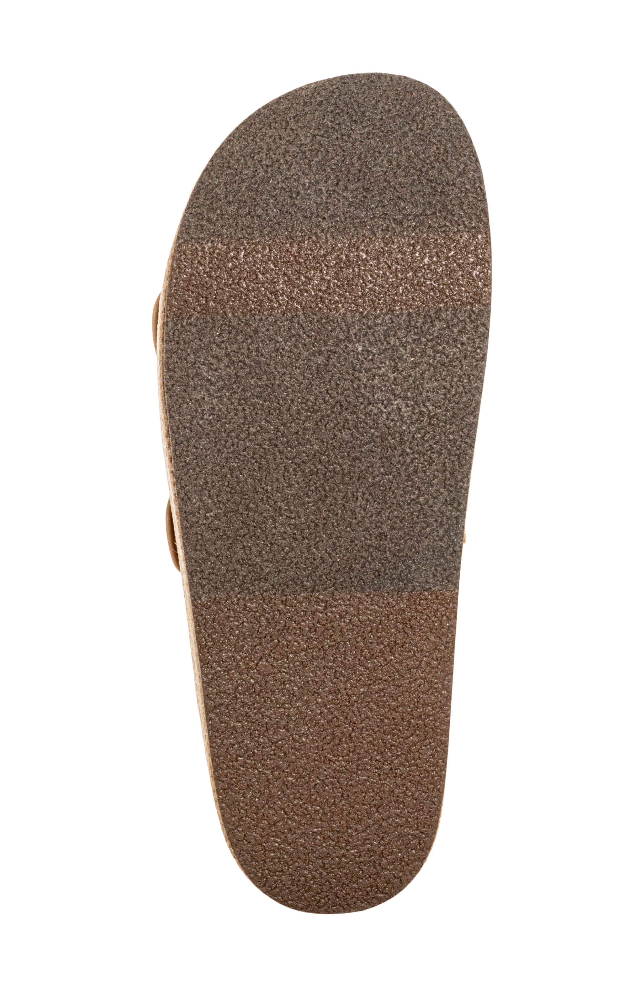 Lori Platform Slide Sandal, Alternate, color, BROWN WOVEN