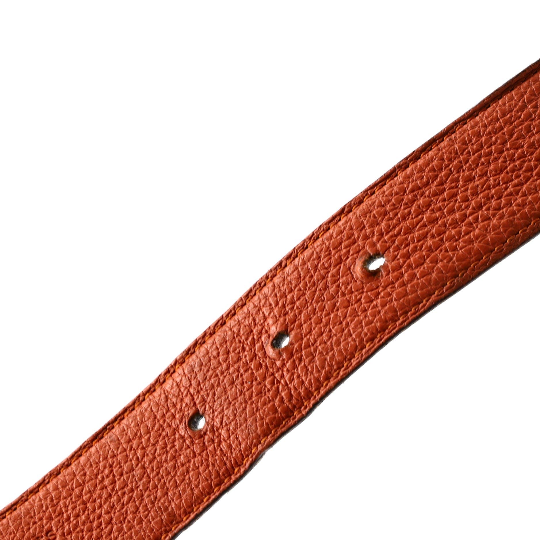 Pre-Owned Hermes Constance Reversible Belt Leather Medium, Alternate, color, Black