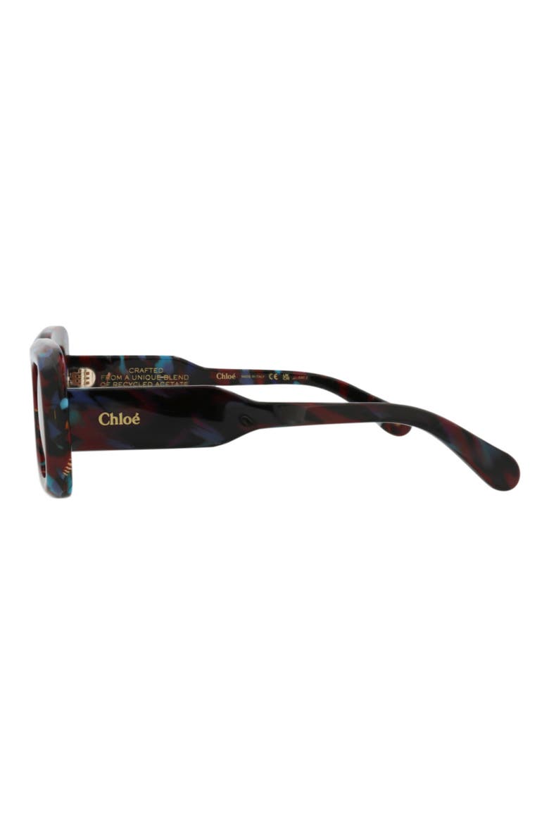 51mm Square Sunglasses, Alternate, color, HAVANA HAVANA RED