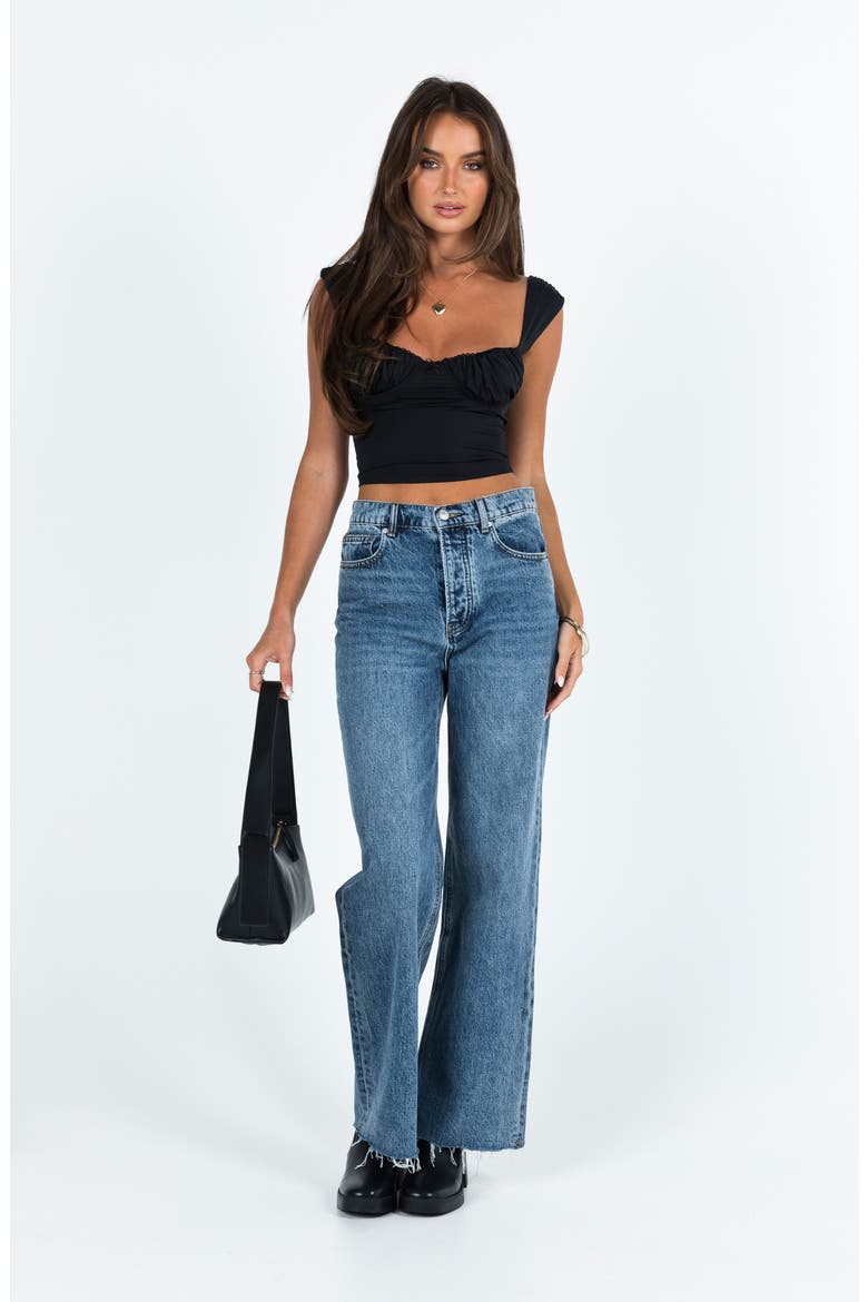 Candyce Crop Top, Alternate, color, BLACK