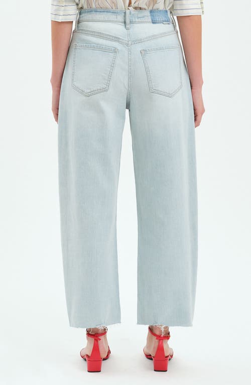 Daze Westward Fray Hem Ankle Barrel Jeans In Lost Love Vintage