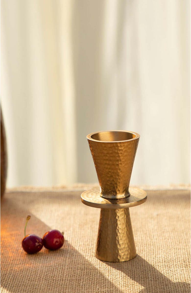 The Collective Home Pebbled Jigger, Main, color, Gold