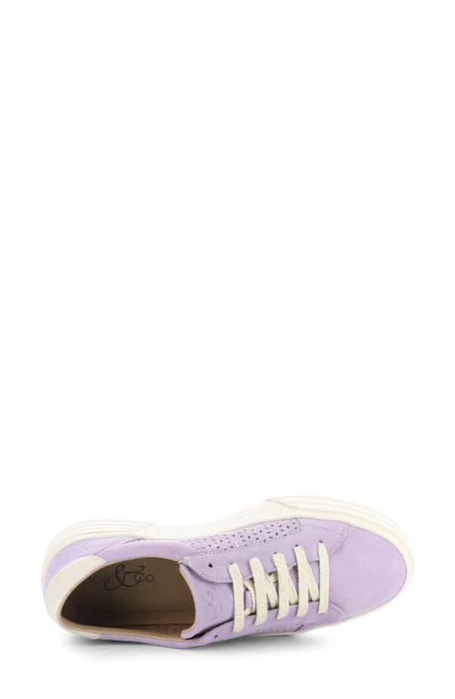 Bos. & Co. Lotta Platform Sneaker In Lavender