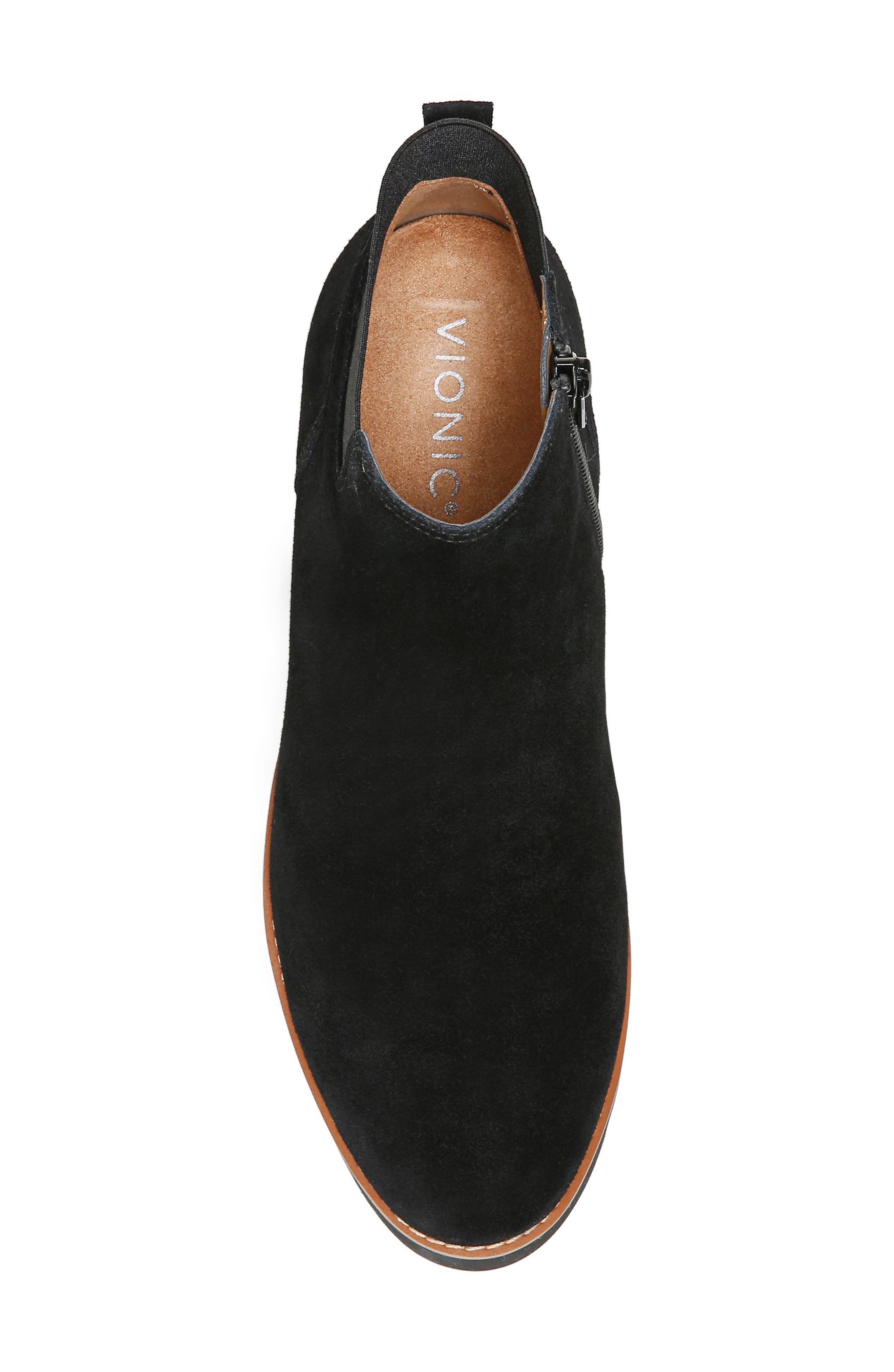 Vionic Brionie Water Repellent Suede Bootie, Alternate, color, 