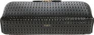 Alaïa Delta Perforated Leather Clutch