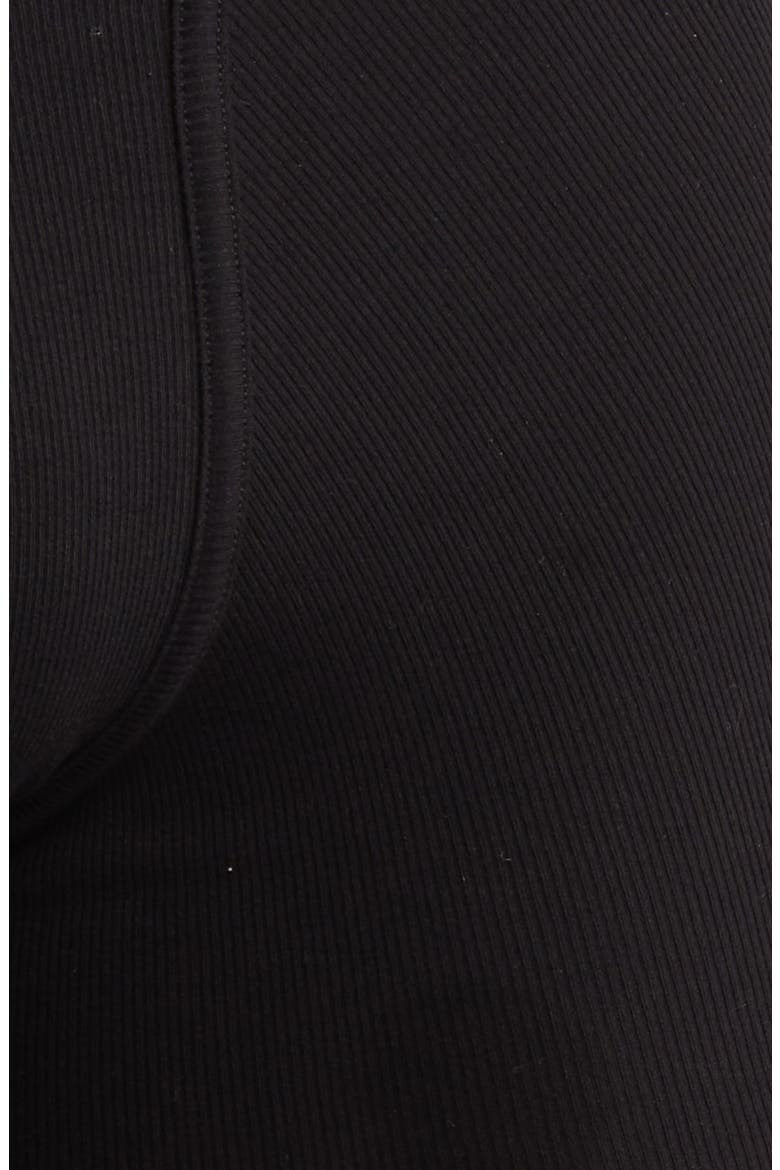'90s Logo Cotton Rib Trunks, Alternate, color, BLACK