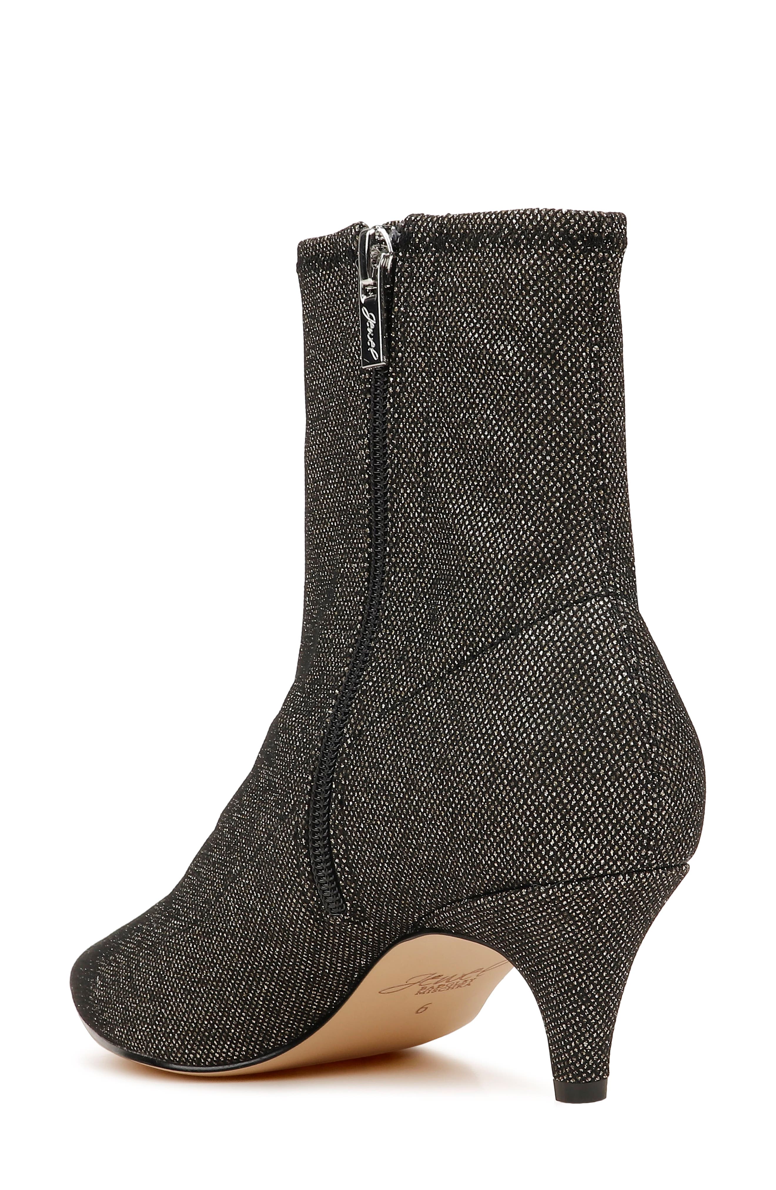 Pointed Toe Bootie, Alternate, color, SMOKE FABRIC