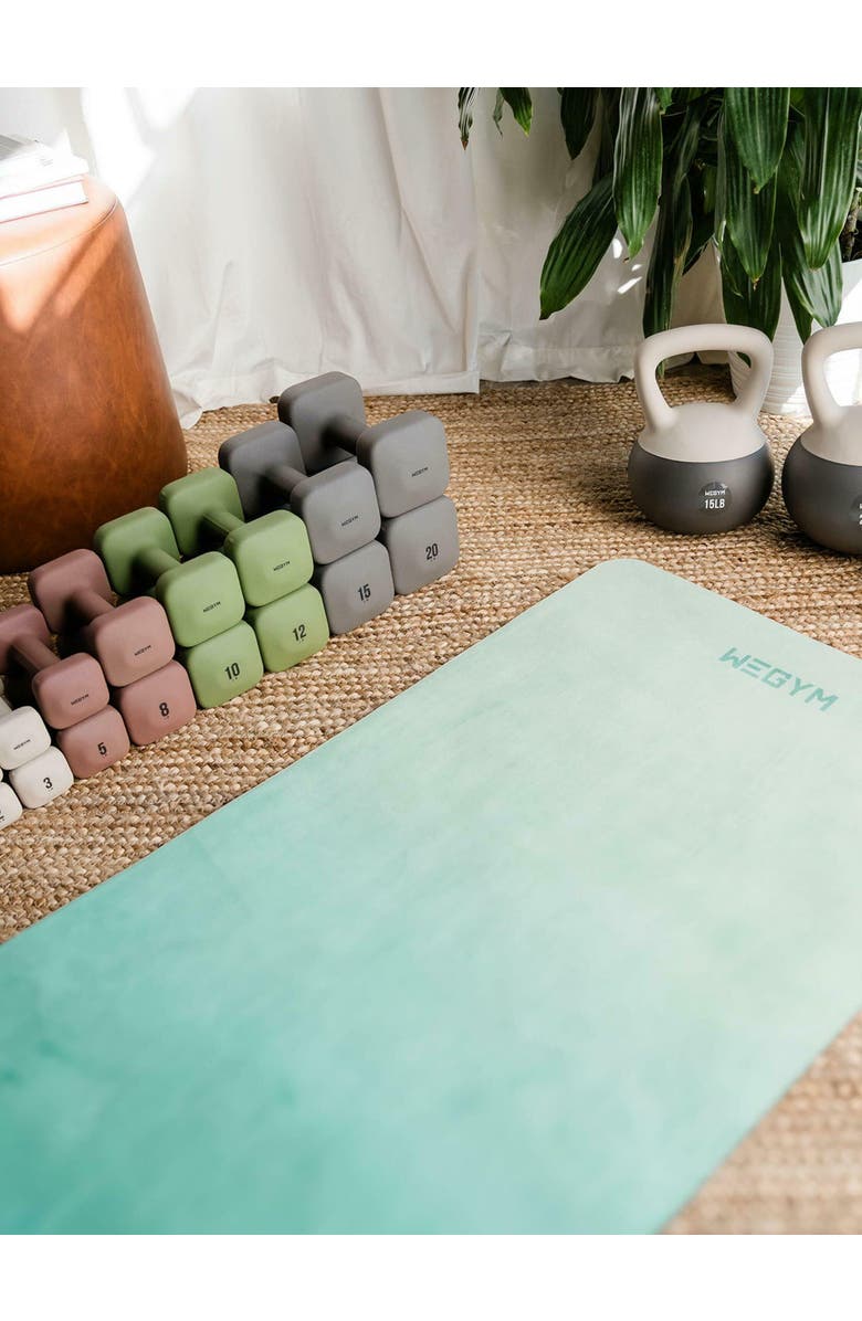 WeGym SafeGrip Dumbbells, Alternate, color, Slate