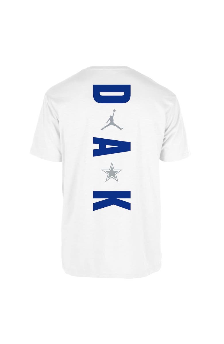 Jordan Brand Men's Jordan Brand Dak Prescott White Dallas Cowboys Vertical Graphic T-Shirt, Alternate, color, White