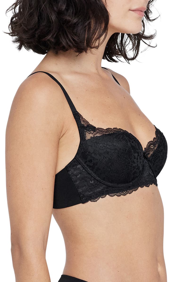 Skarlett Blue Minx Underwire Balconette T-Shirt Bra, Alternate, color, 