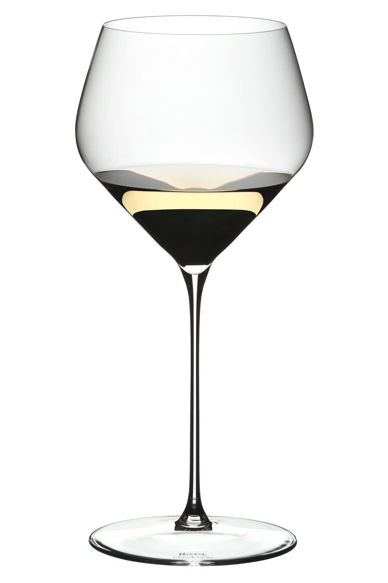 Veloce Chardonnay Wine Glass, Set of 2, Alternate, color, CLEAR