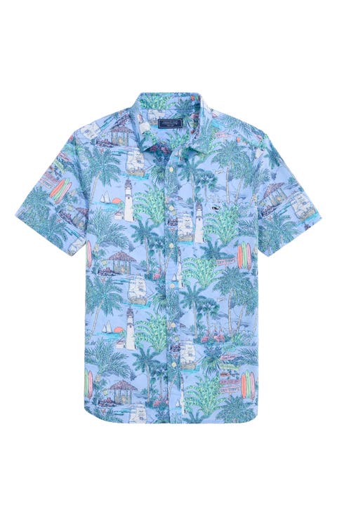 Cotton Button-Up Shirt