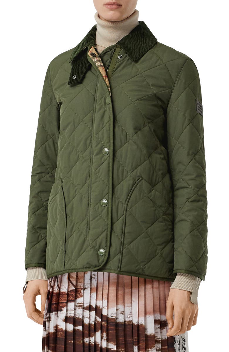 Burberry Cotswold Thermoregulated Quilted Barn Jacket, Main, color, 